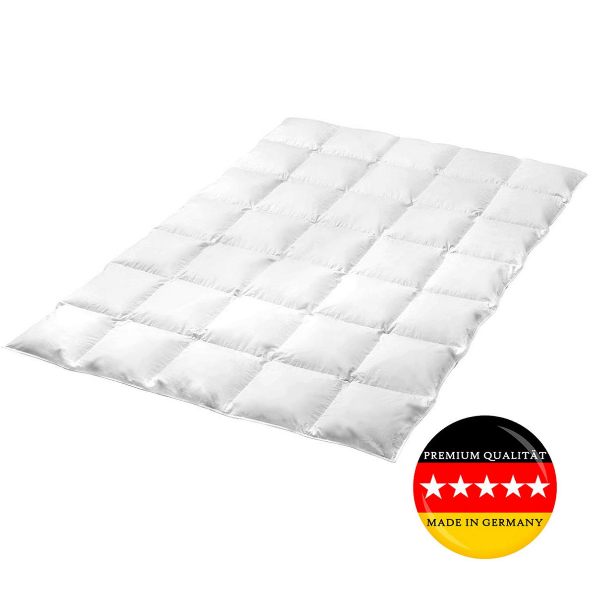 DAUNENDECKE 200 x 135 cm - Weiß, Textil (200/135cm) - nordic coast company