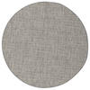 SISAL-OPTIK DESIGNER FLACHGEWEBE TEPPICH PURE MELIERT RUND - Beige/Grau, Textil (160/160cm) - Snapstyle