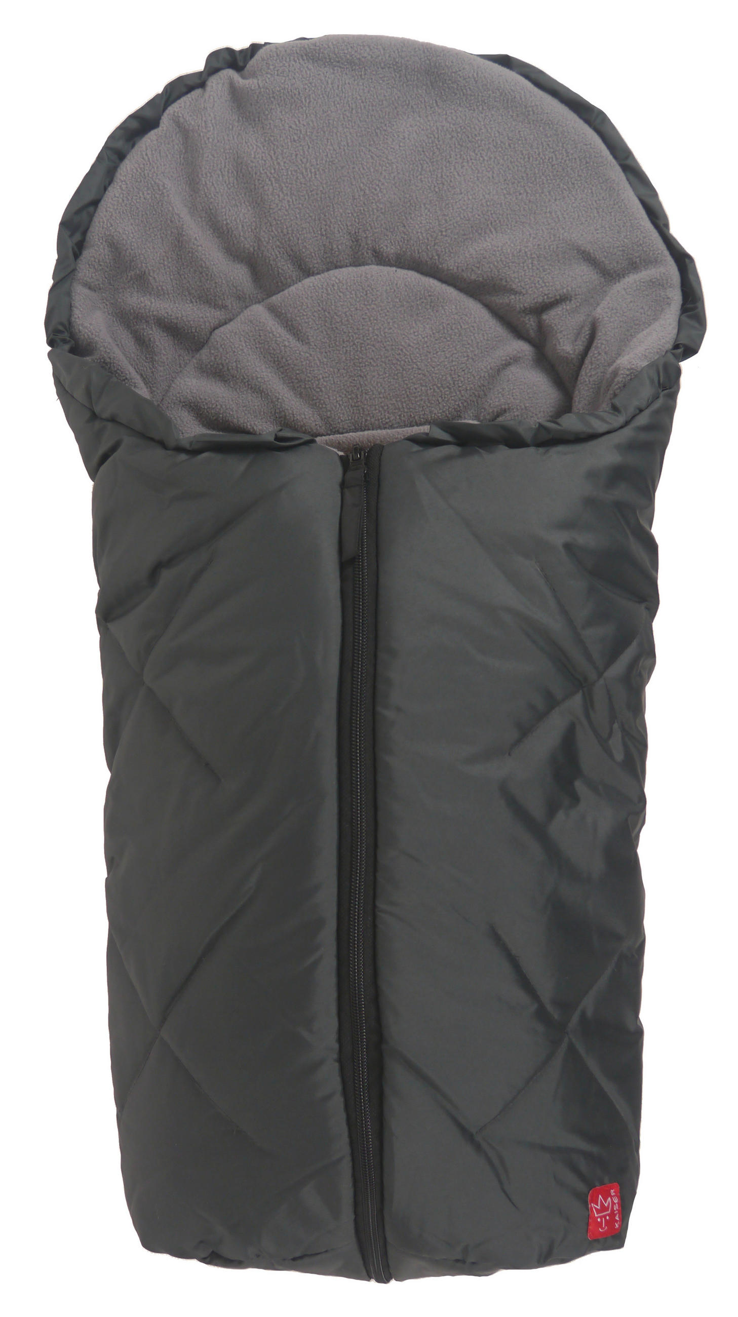 Kaiserbaby Babyschalenfusssack Grau 40x4x80 cm