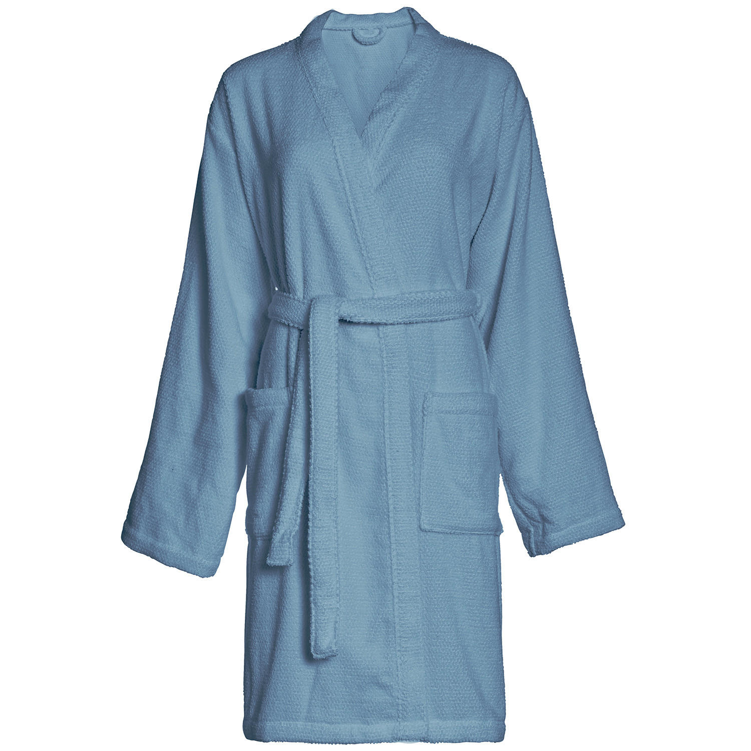 BADEMANTEL UNISEX KIMONO TALI STONE BLUE - Blau, Textil (XLnull) - Marc O'Polo