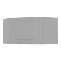 ECKHÄNGESCHRANK Kvantum W10/60/36 Dust Grey Matt / Grau Matt 60 / 60 / 36cm - Grau, Holz/Holzwerkstoff (60/36/60cm) - Feldmann-Wohnen