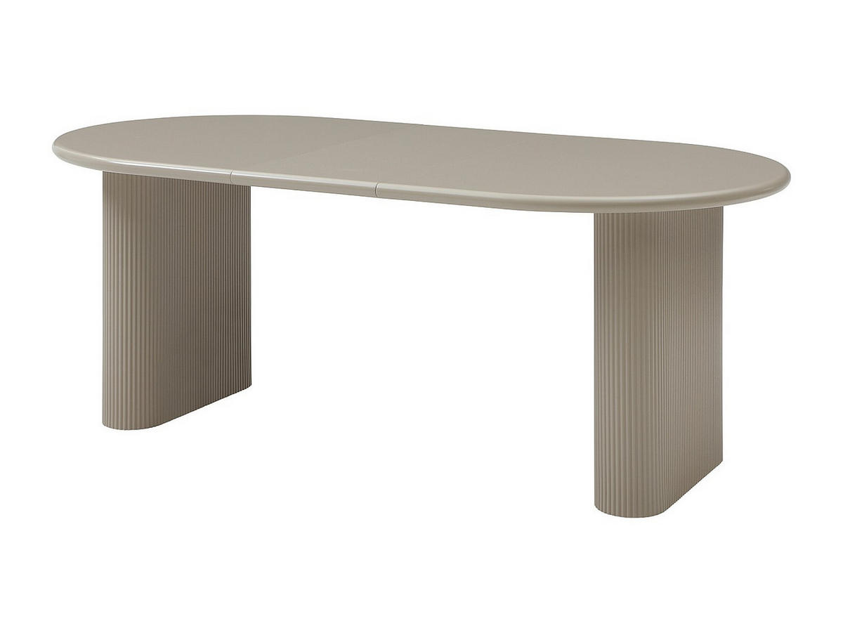 ESSTISCH - 6 Personen, 8 Personen, 10 Personen - holz - taupe Vorlina - Taupe, Holz (100/160/76cm) - Vente-Unique