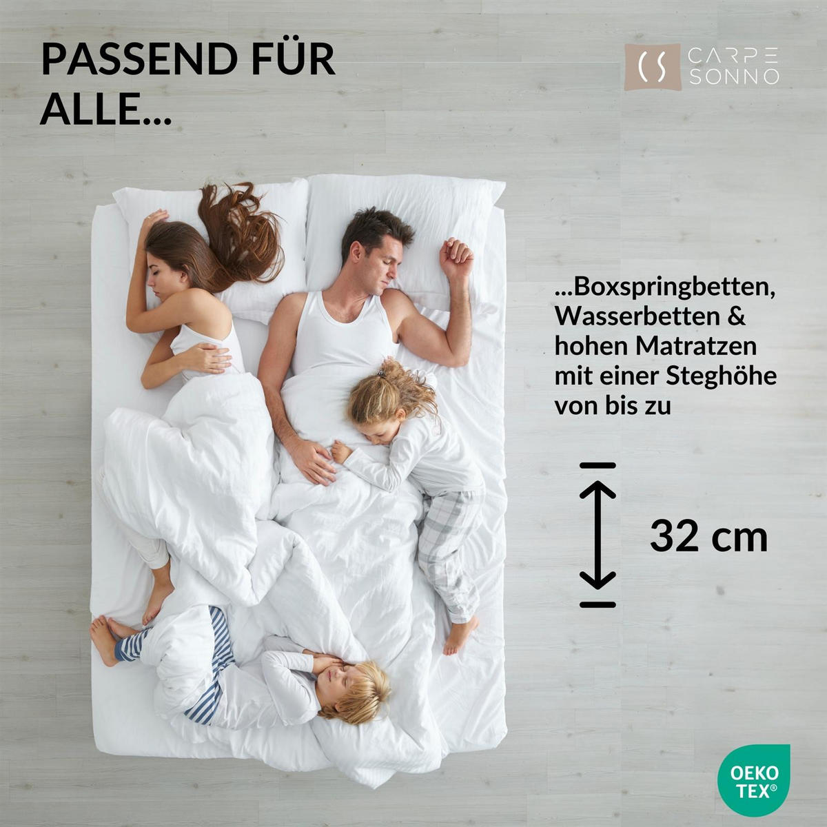 SPANNBETTLAKEN Boxspringbett Jersey 180x200 180x220 200x200 200x200, Wasserbett Bettlaken aus 100% Baumwolle - Bordeaux, Textil (200/220cm) - Carpe Sonno
