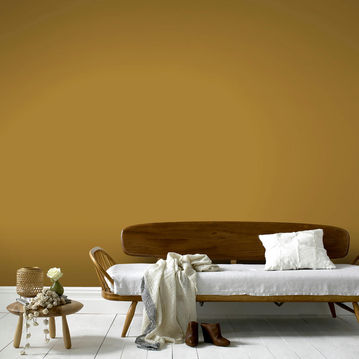 VLIESTAPETE Velvet Uni 1005x52cm - Gelb, Papier/Kunststoff (52/1000cm) - Superfresco Easy