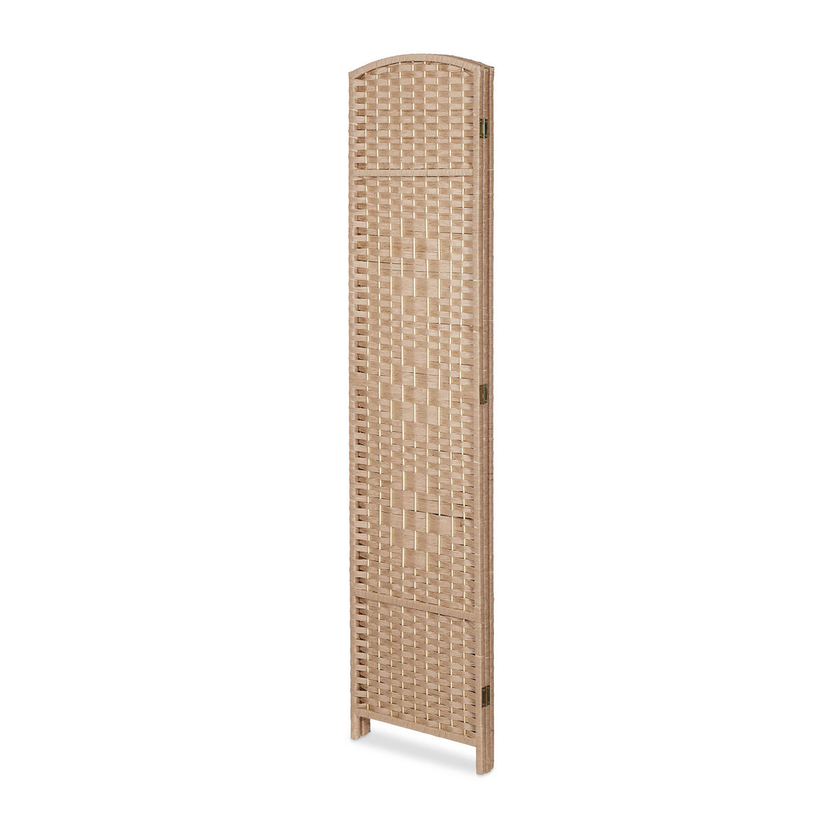 PARAVENT - Hellbraun, Holz/Papier (120/170/2cm) - Relaxdays