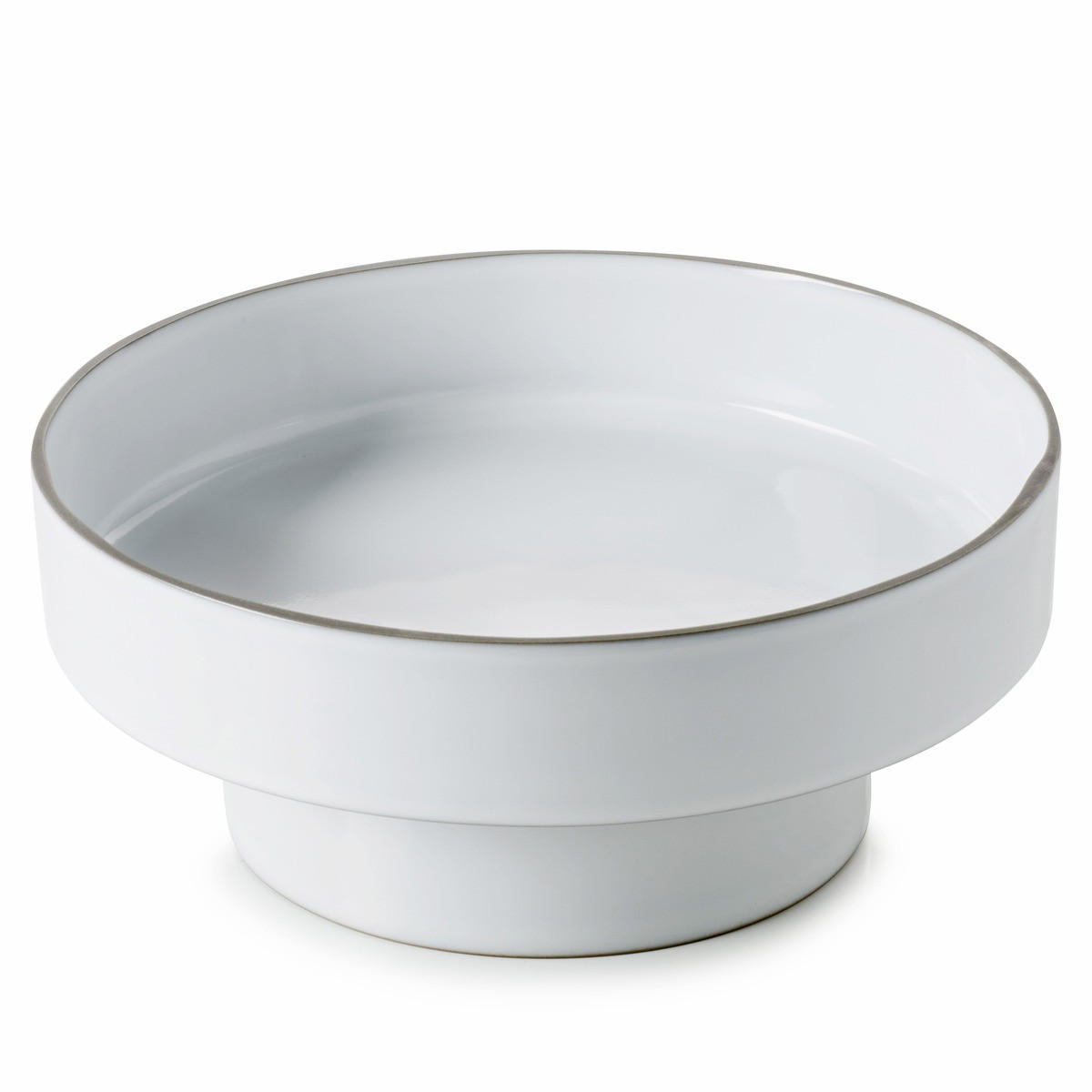 TORTENSTÄNDER CARACTERE M 26 cm WEISS CUMULUS - Weiß, Keramik (26/10.5/26cm) - Revol Porcelaine France