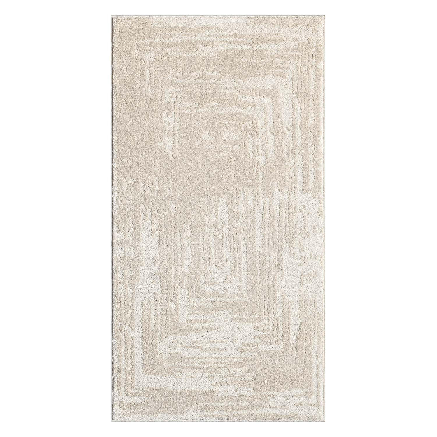 KURZFLOR-TEPPICH Flair 171 Beige 80x150 cm - Beige, Textil (80/150cm) - carpet city