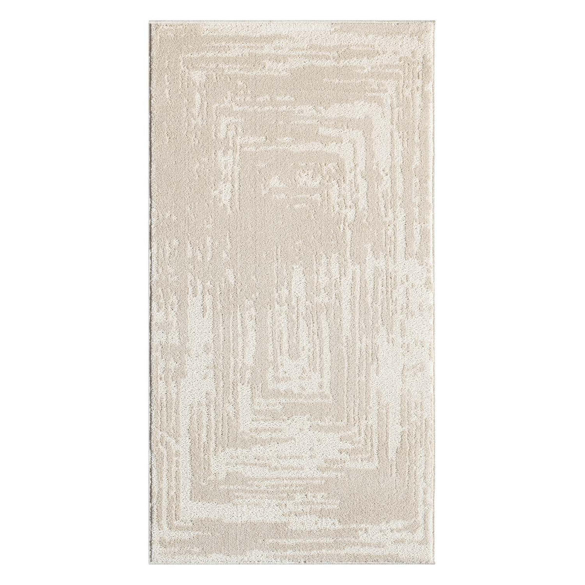 KURZFLOR-TEPPICH Flair 171 Beige 80x150 cm - Beige, Textil (80/150cm) - carpet city