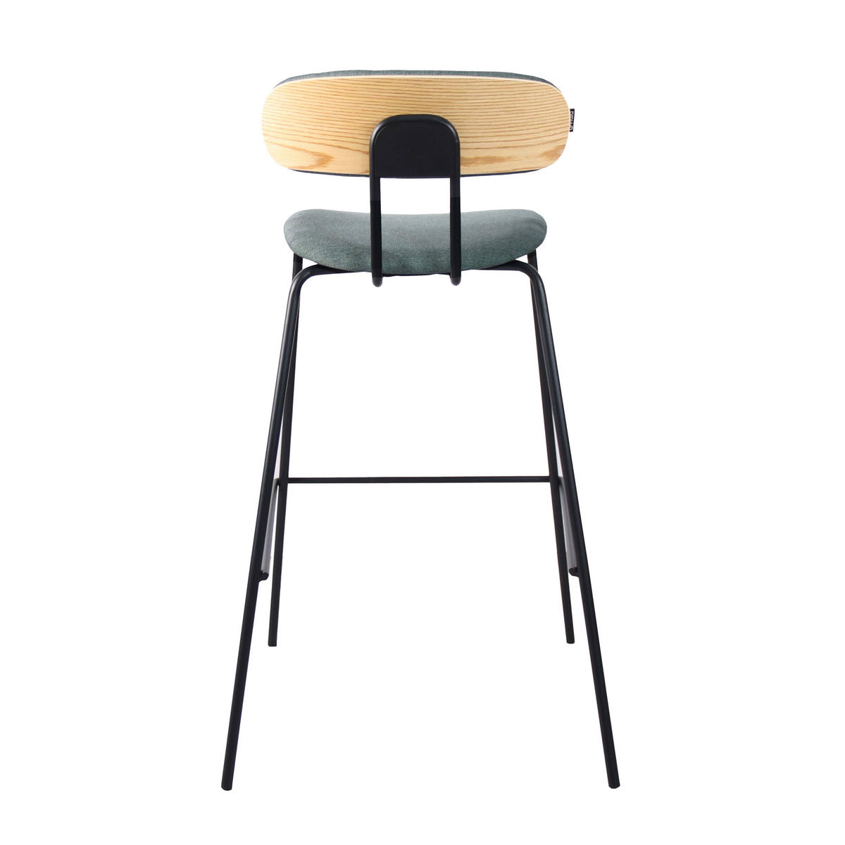BARHOCKER 2-tlg., Grün - Grün, Holz (52/97/52cm) - Oviala
