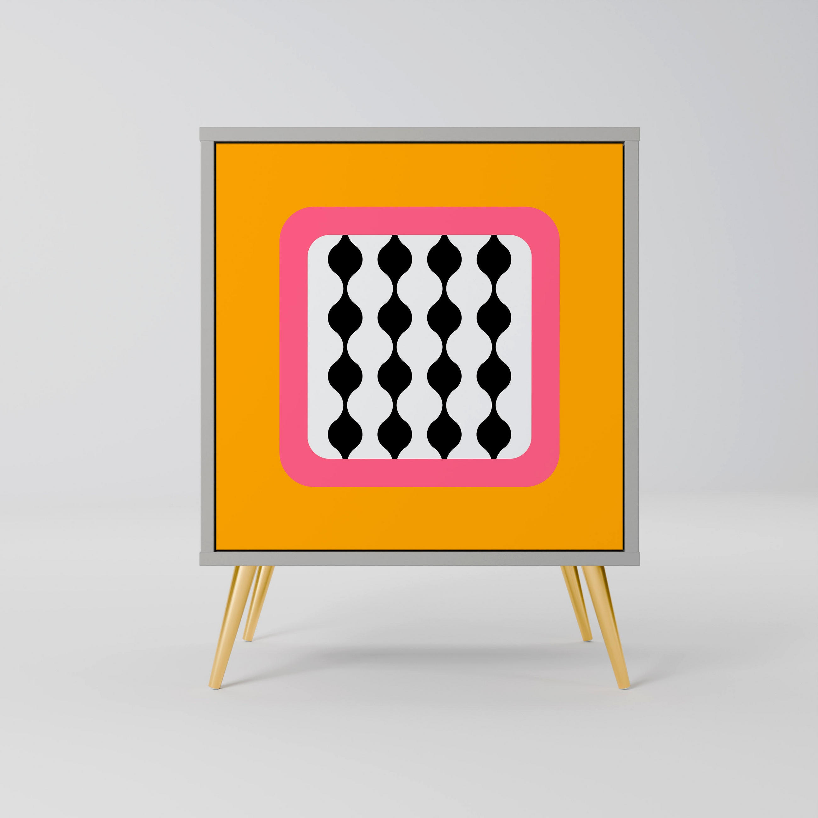 SpaceRebels Sideboard Grau 57.5x75.5x42 cm