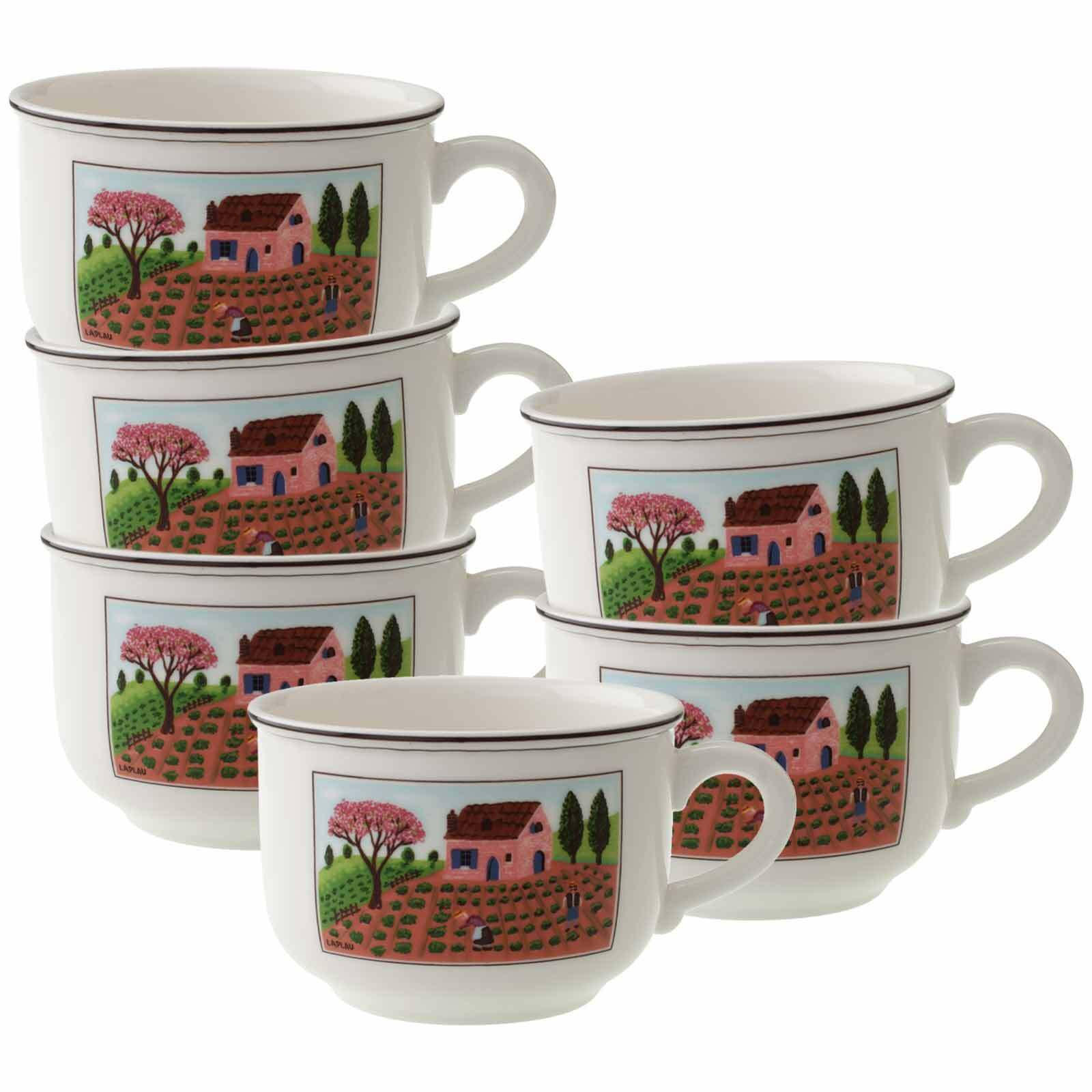 Villeroy & Boch Frühstückstassen Mehrfarbig