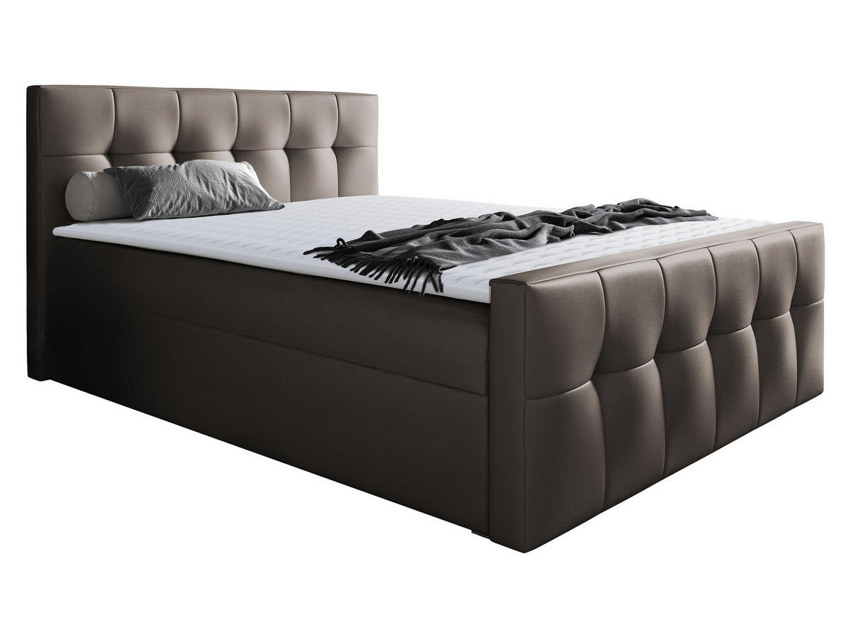BOXBETT Malibu - Braun, Holz (120/200cm) - MIRJAN24