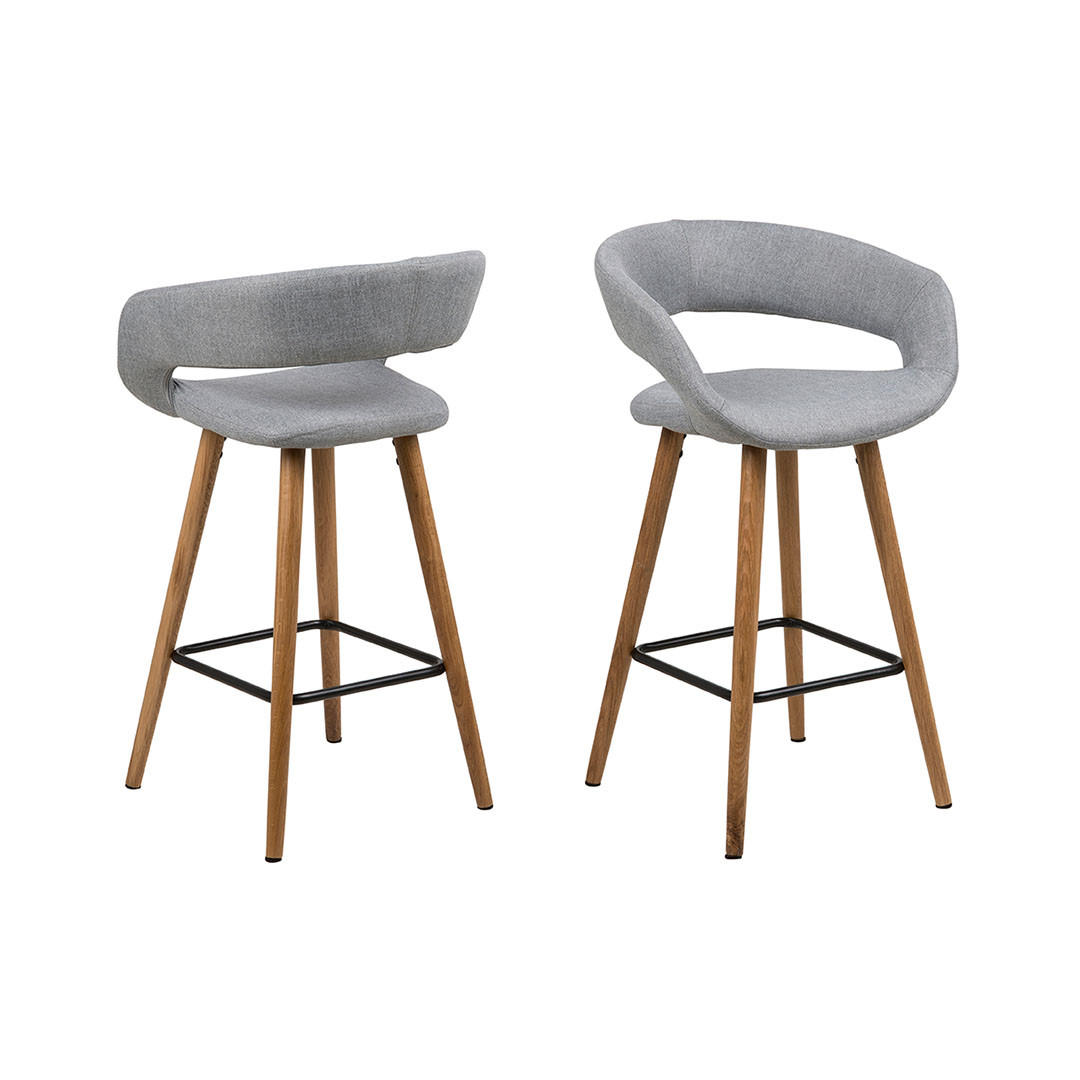 ebuy24 Barhocker Grau 46x89x55 cm