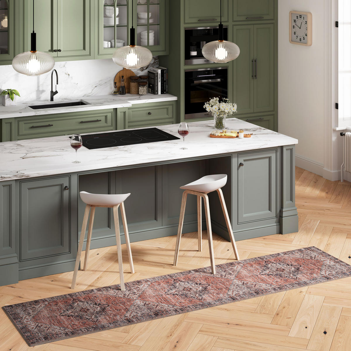 FLACHWEBETEPPICH Neeve - Beige, Textil (200/290cm) - Kukoon Rugs