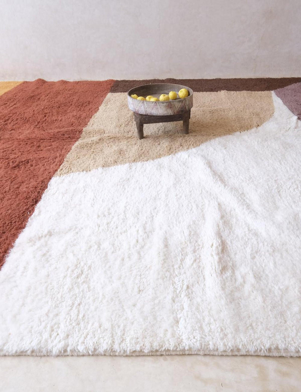 BERBERTEPPICH grafisch Wolle 300x 402 cm - Multicolor, Naturmaterialien (300/402cm) - AFK Living