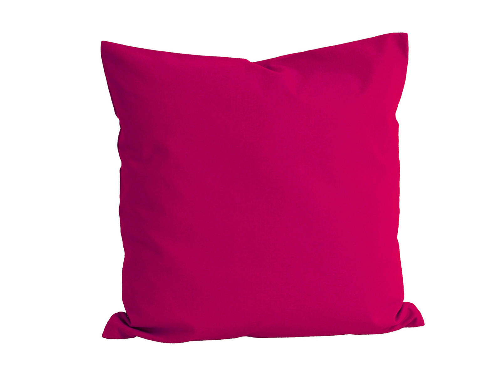 KISSENBEZUG Basic 100% Baumwolle pink 40/40 cm - Pink, Textil (40/40cm) - beties Heimtextil