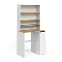 WASCHMASCHINENSCHRANK Viktor, Weiß/Artisan-Eiche, 93.6 x 88.2 cm 2 Teile mit Rollregal - Weiß/Eiche Artisan, Holzwerkstoff (93.6/88.2/60cm) - Vicco