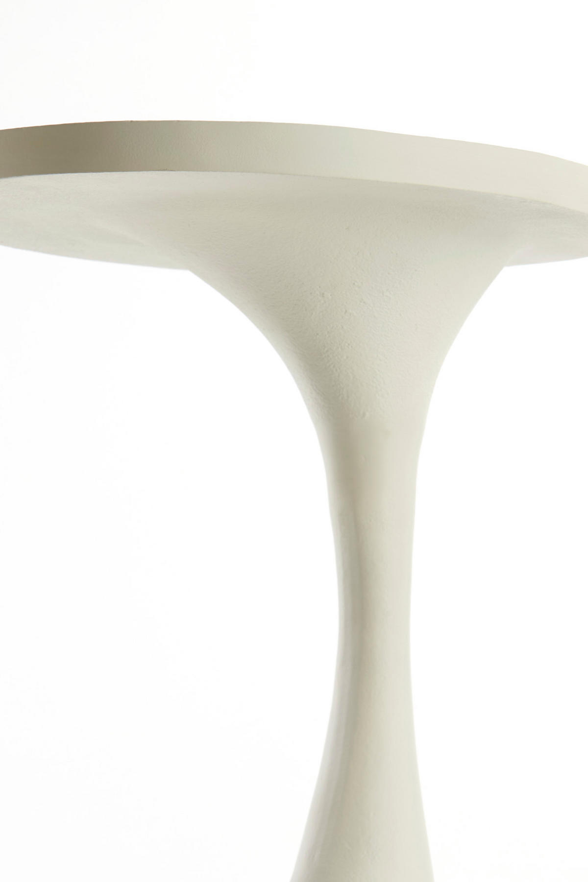 BEISTELLTISCH Macau Weiß 40/33/55 cm - Weiß, Metall (40/33/55cm) - Light & Living