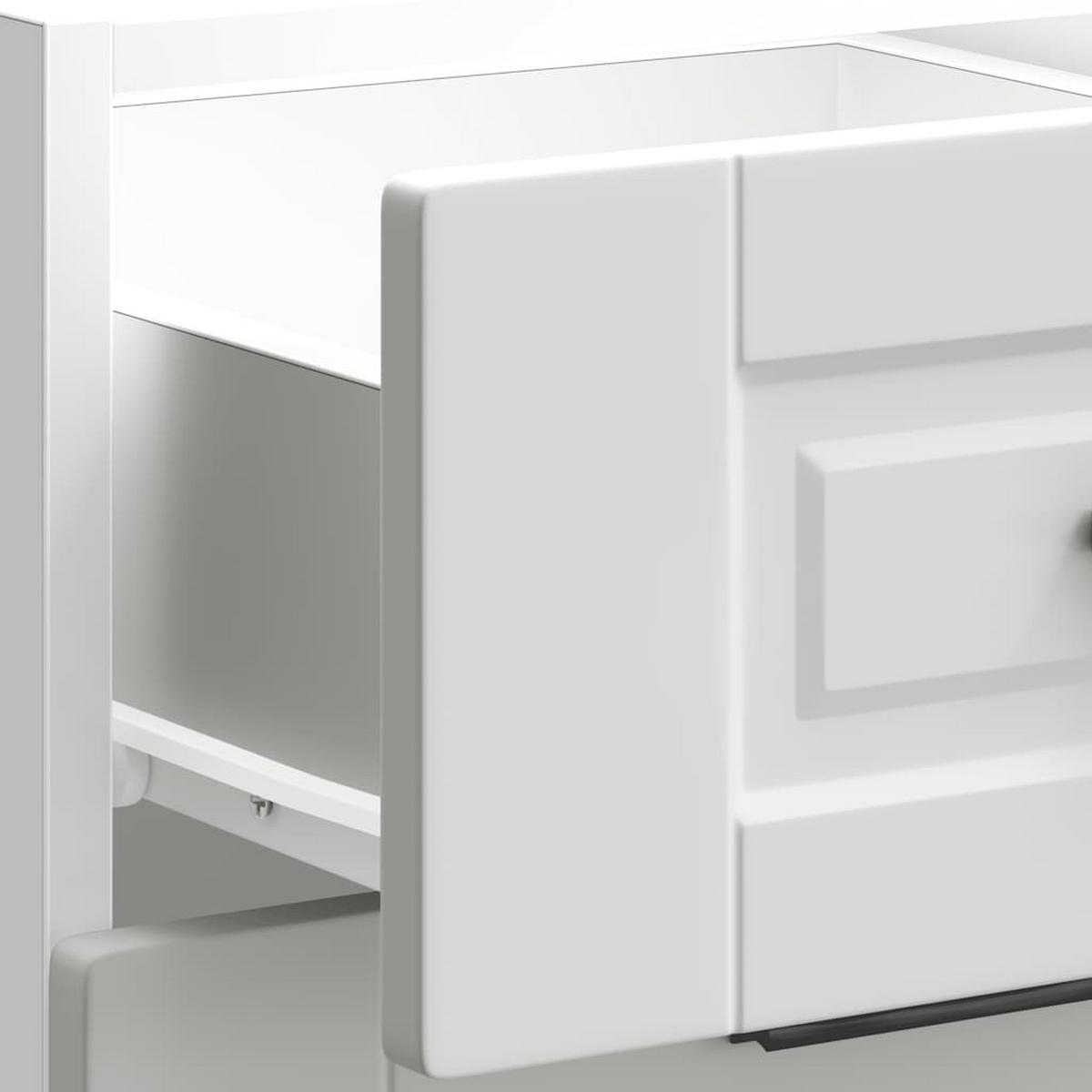 KÜCHENUNTERSCHRANK Porto Weiss Holzwerkstoff - Weiß, Holzwerkstoff (46/81.5/40cm) - vidaXL