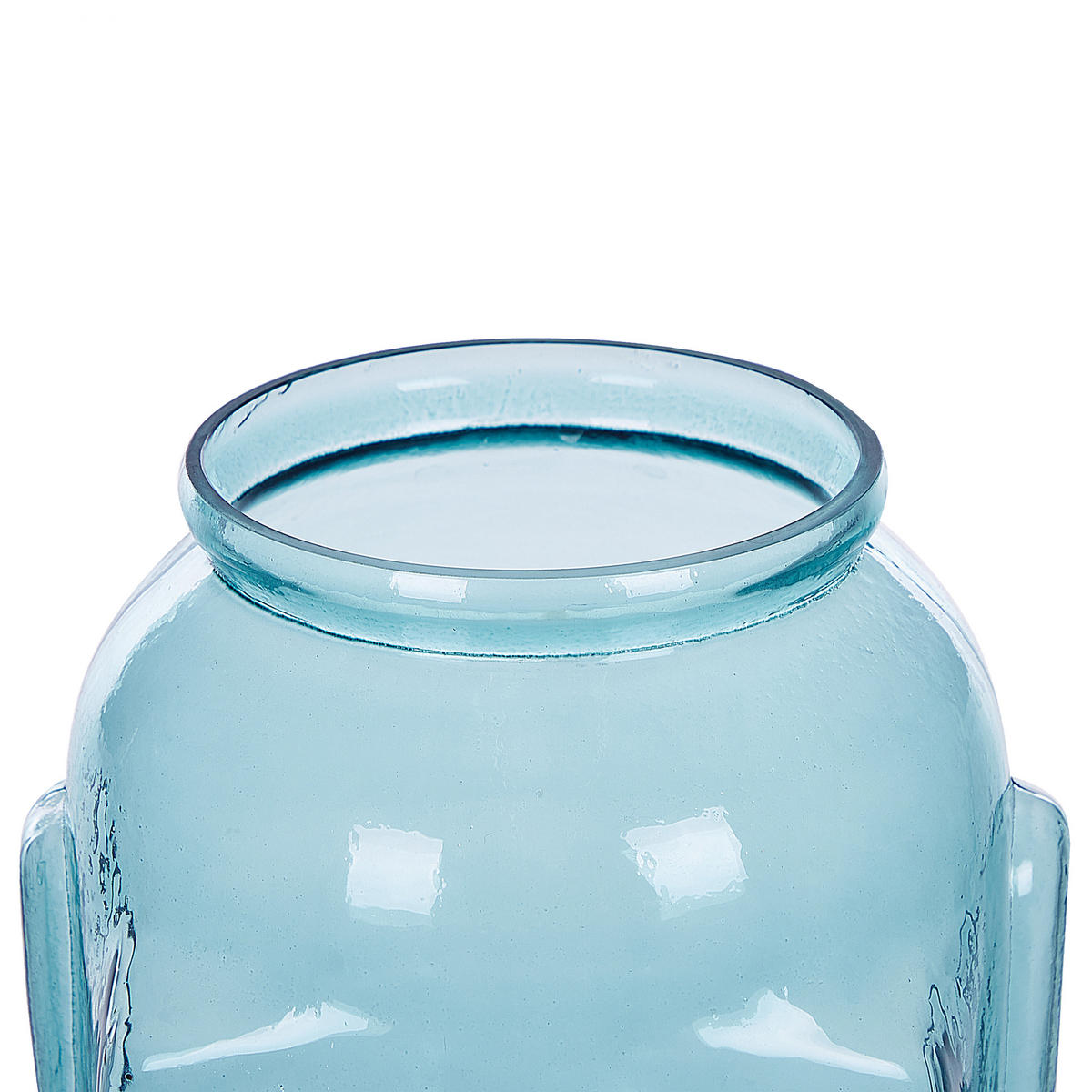 DEKOVASE Glas blau Sambar - Blau, Glas (31cm) - Beliani