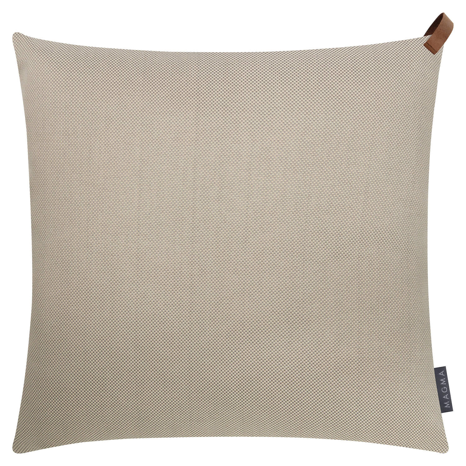 KISSENBEZUG Outdoor Das Sonnenplätzchen - Beige, Kunststoff (50/1cm) - Mokebo