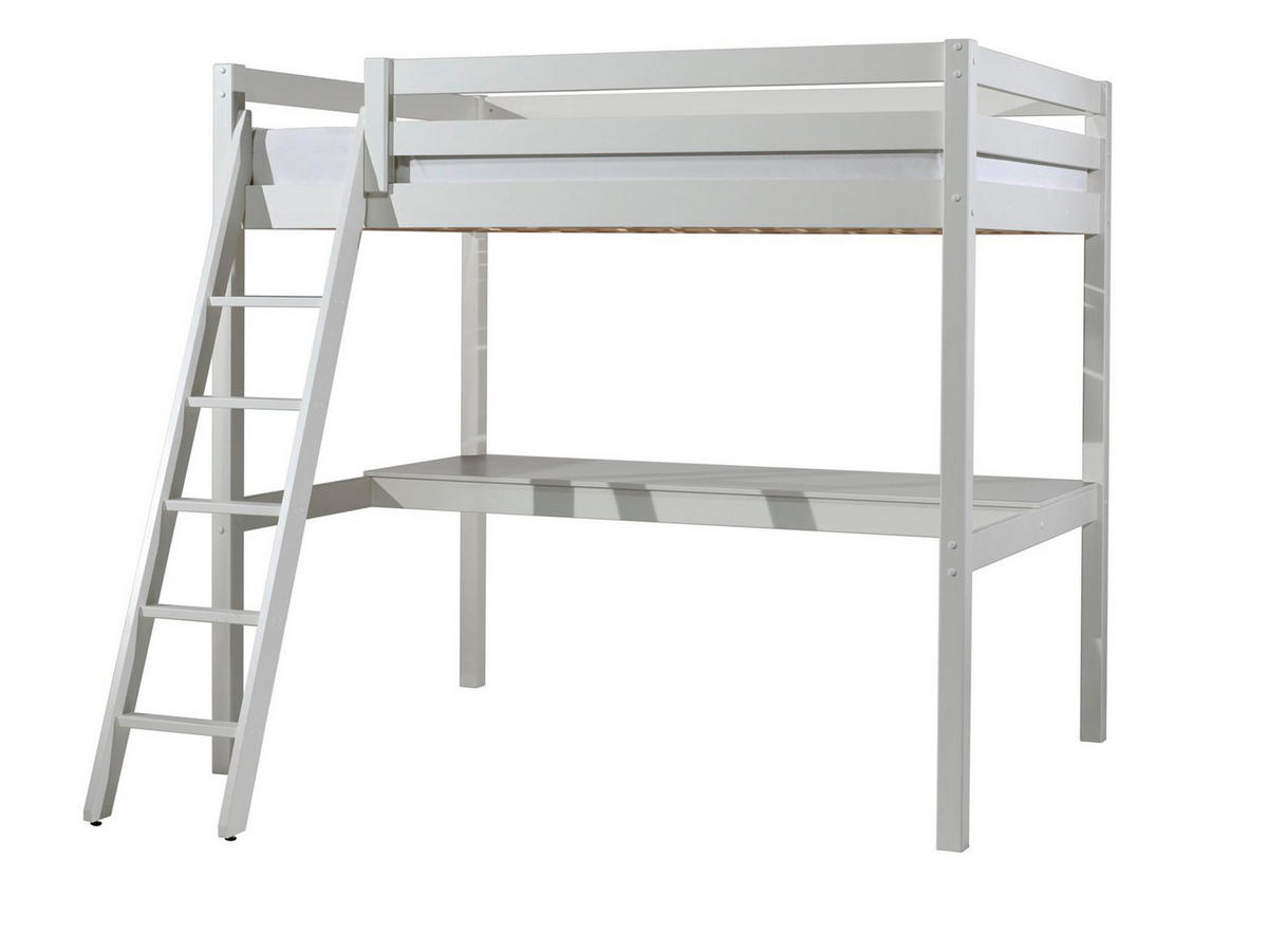 HOCHBETT Karolina 209x190x215 aus Massivholz in Weiß - Weiß, Holz (140/200cm) - 58aufmkessel