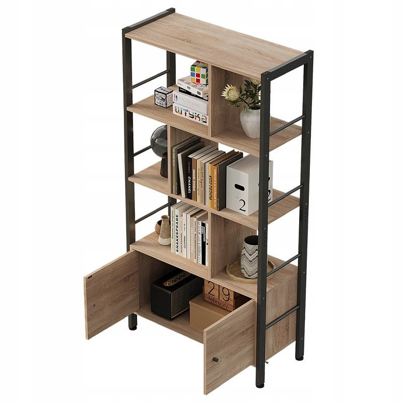 BÜCHERREGAL, braun, 30/74/155 cm - Braun, Holzwerkstoff (73/155/30cm)