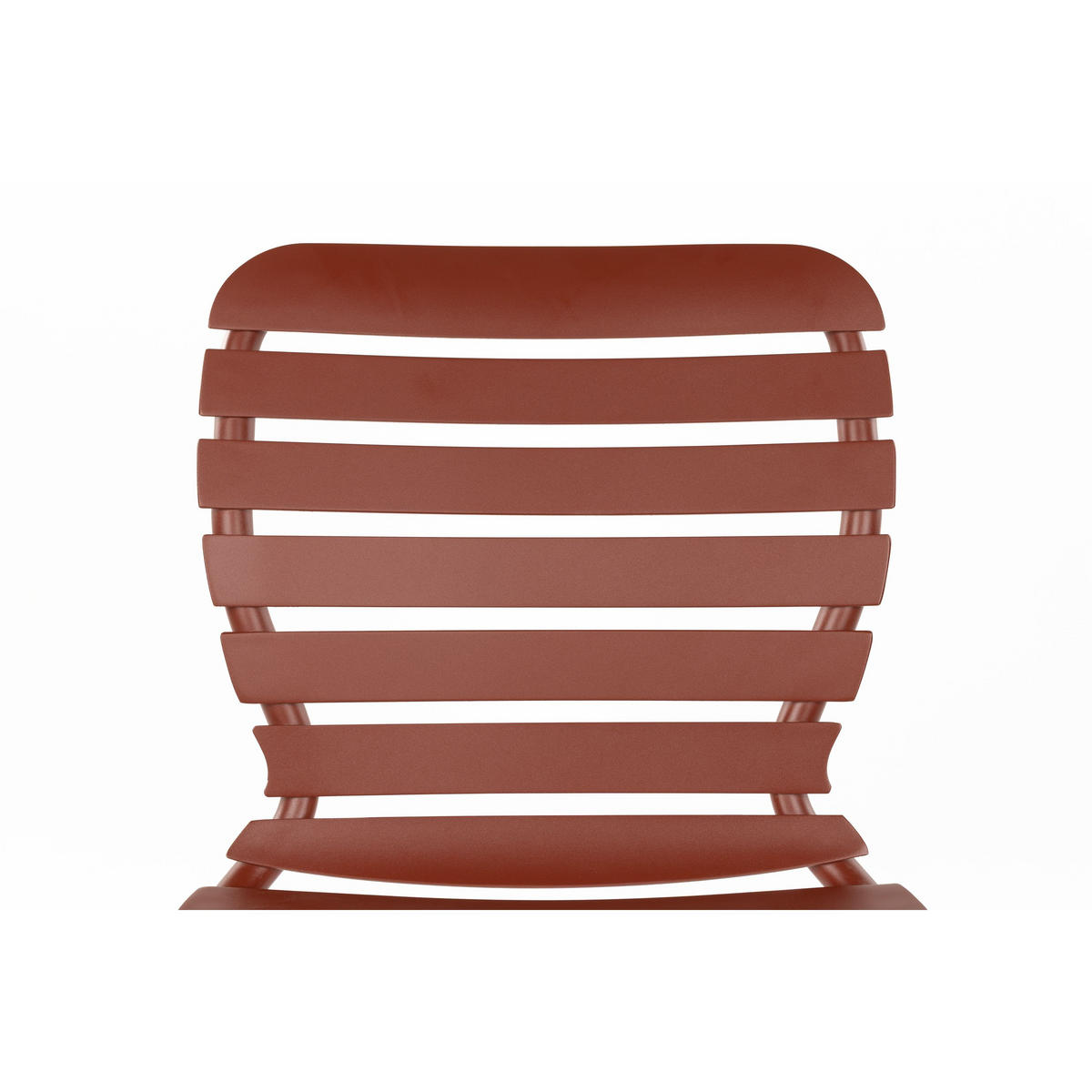 GARTENSTUHL Vondel Rot - 2 er Set - Rot, Metall (64.7/82.8/58.2cm) - Zuiver