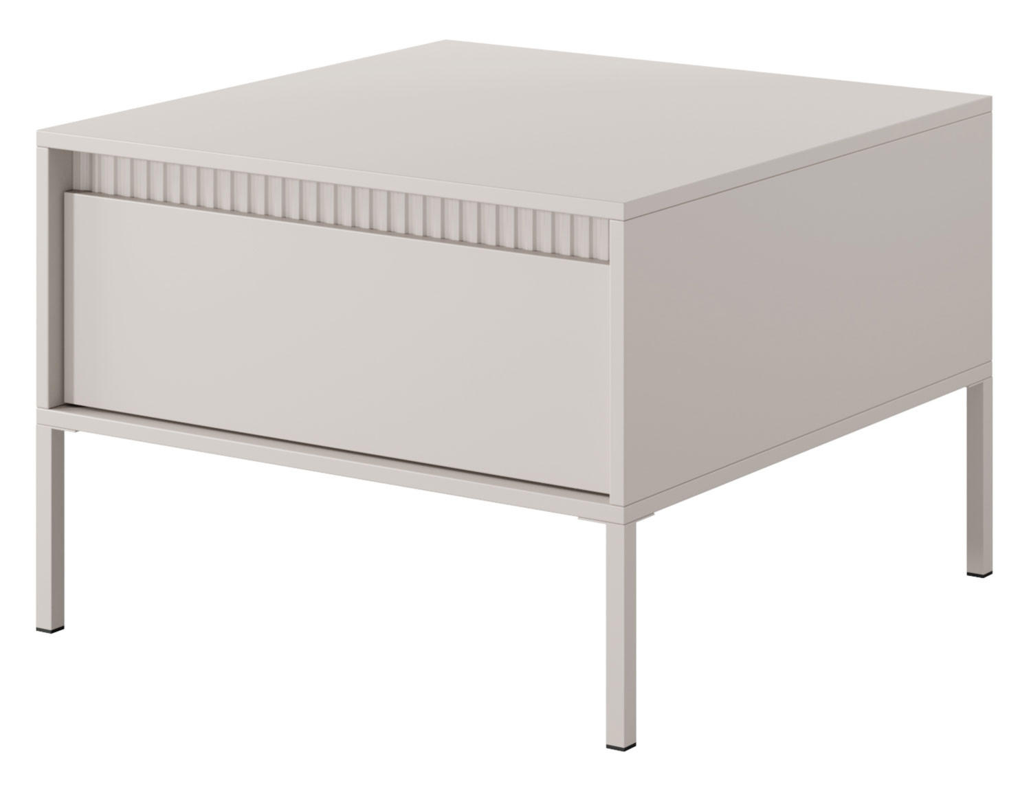 Feldmann-Wohnen Couchtisch Beige 68x49x68 cm