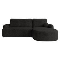 COLTAR Loridu Premium, Dreapta - negru, material plastic/material textil (174/250cm) - MIRJAN24