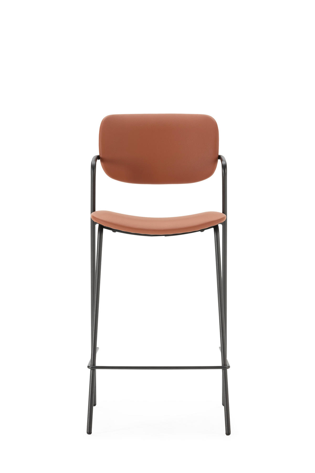 BARHOCKER Maika Rot 44/51/66 cm 2er-Set - Rot, Textil (51/66/44cm) - Drawer