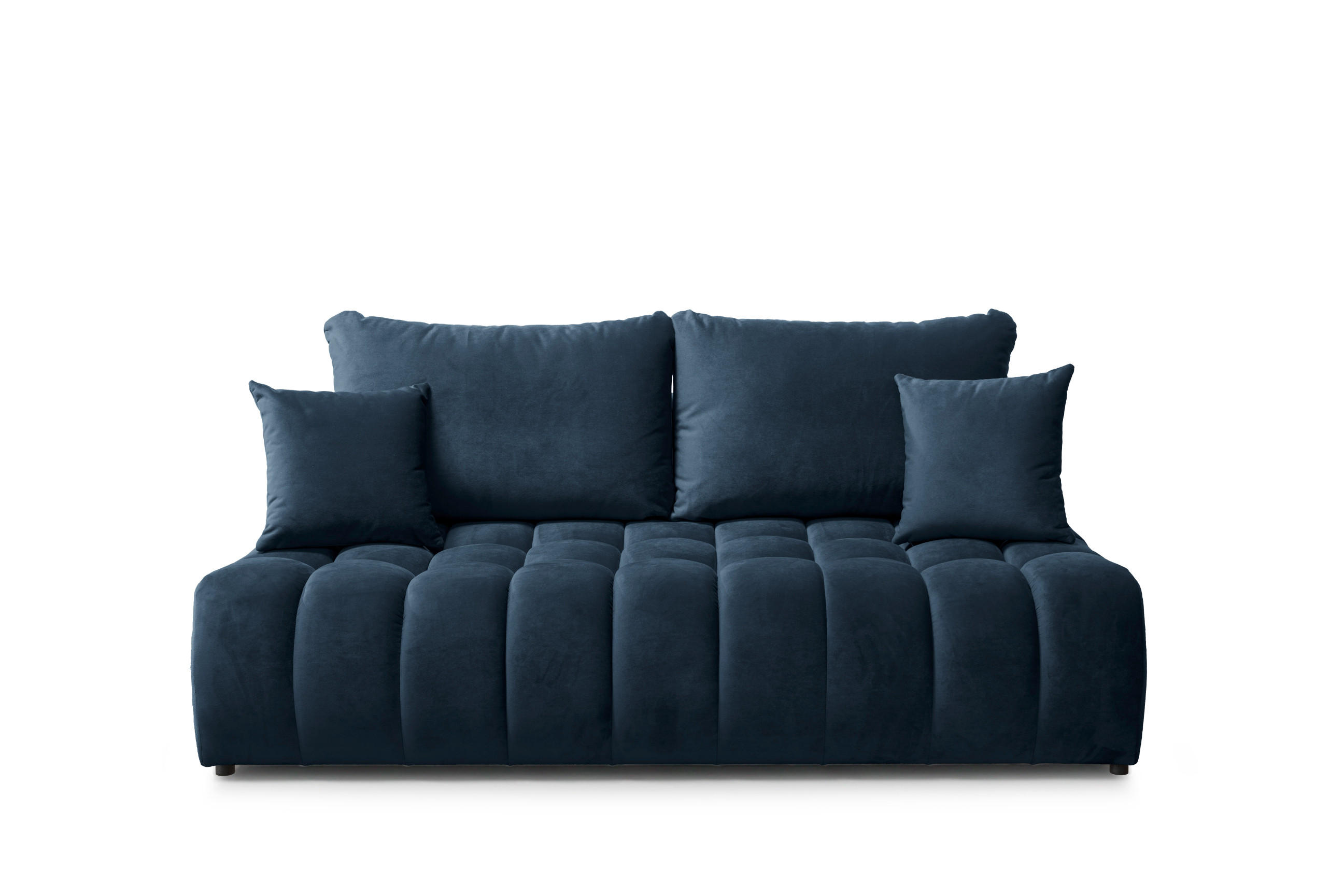 SOFA 200 cm in Marineblau - Dunkelblau, Textil (200/92/115cm) - Home Collective