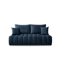 SOFA 200 cm in Marineblau - Dunkelblau, Textil (200/92/115cm) - Home Collective