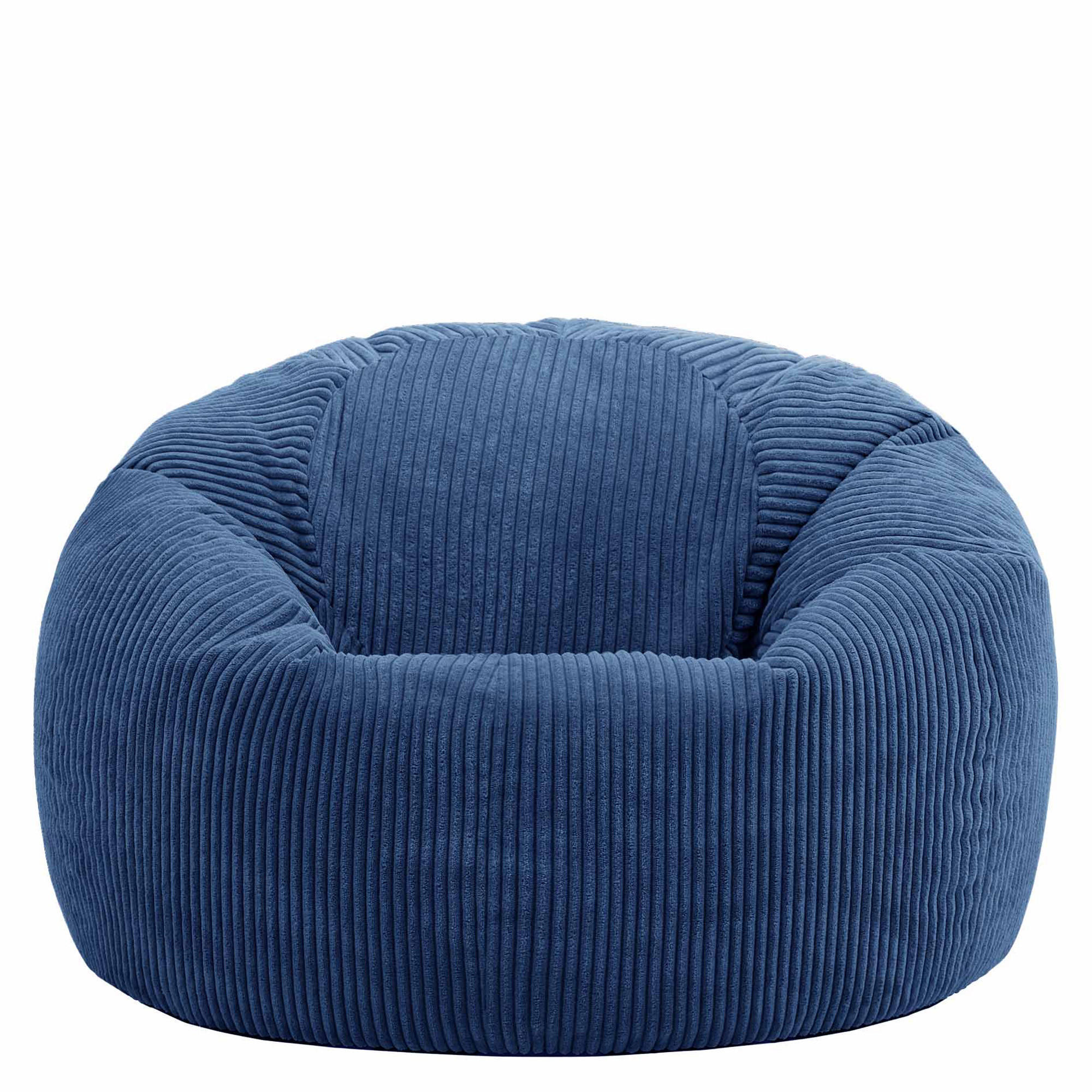 SITZSACK Klassisch Kingston, Cord - Blau, Textil (85/50/85cm) - icon