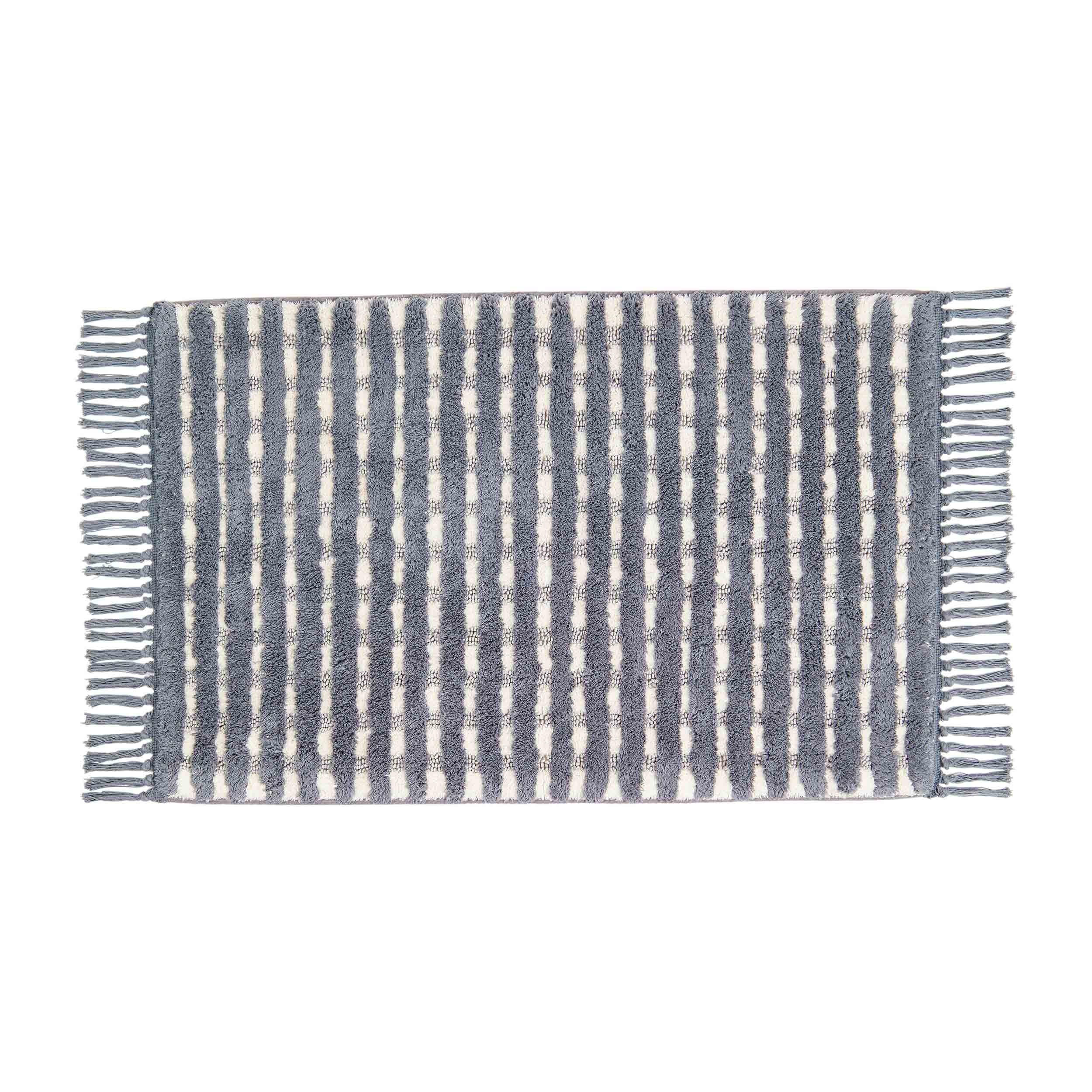 BADEMATTE BAHAMAS - Anthrazit, Textil (67/110cm) - Schöner Wohnen