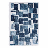 TEPPICH Ice Blue Craft 140/200 cm - Blau, Textil (140/200cm) - Louis De Poortere