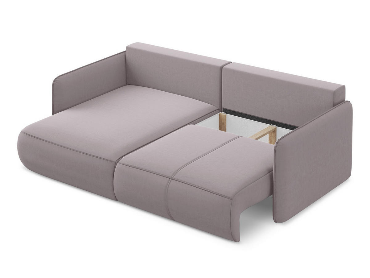 3-SITZER SOFA Samt Stoff Grau - Dunkelgrau/Schwarz, Kunststoff/Textil (212/81/98cm) - Makamii