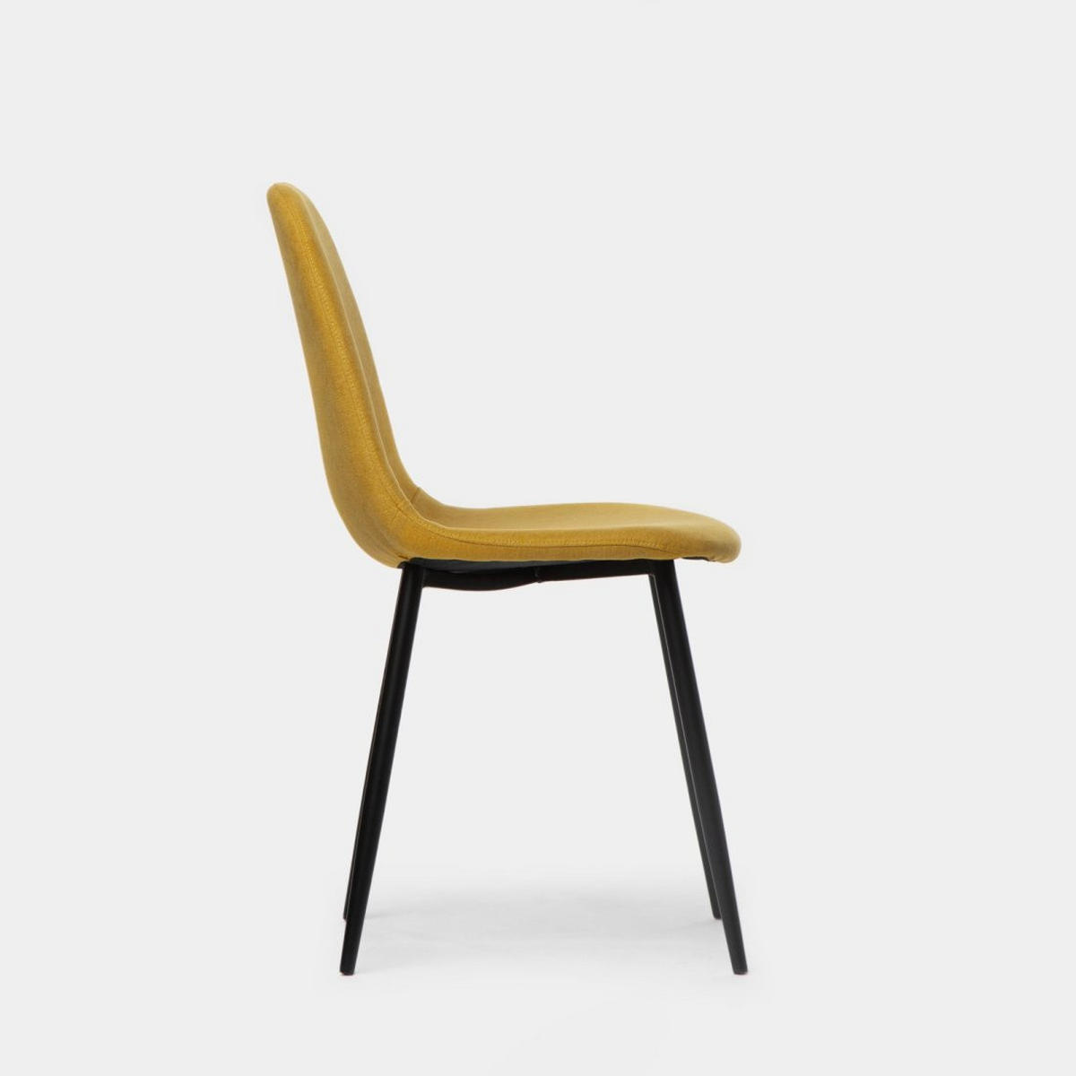 ESSZIMMERSTUHL Ellis Senf / Gelb 45 cm x 86 cm - Dunkelgelb, Textil (45/86/52cm)