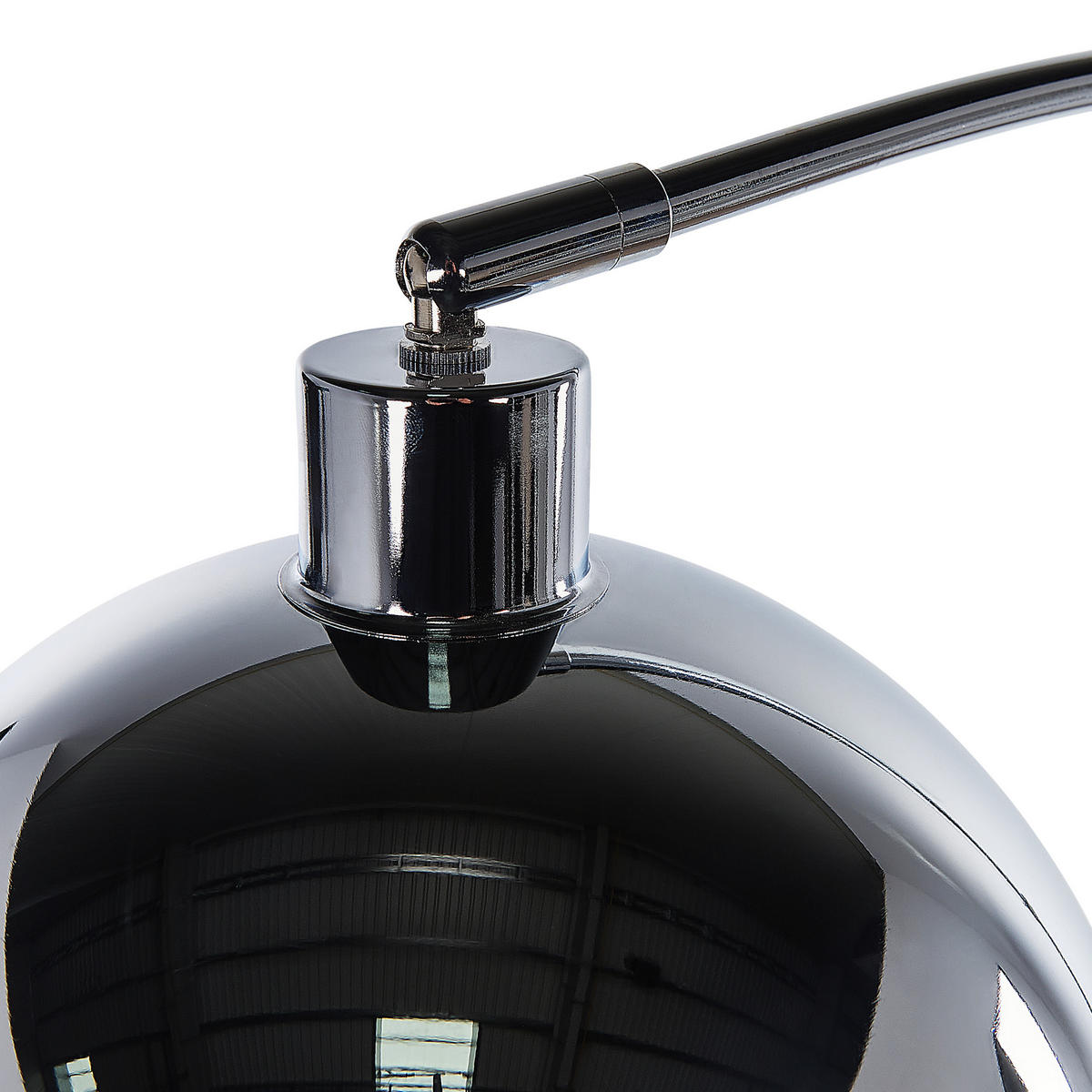 STEHLAMPE Paroo 96/35/210 cm - Silberfarben, Metall (96/35/210cm) - Beliani
