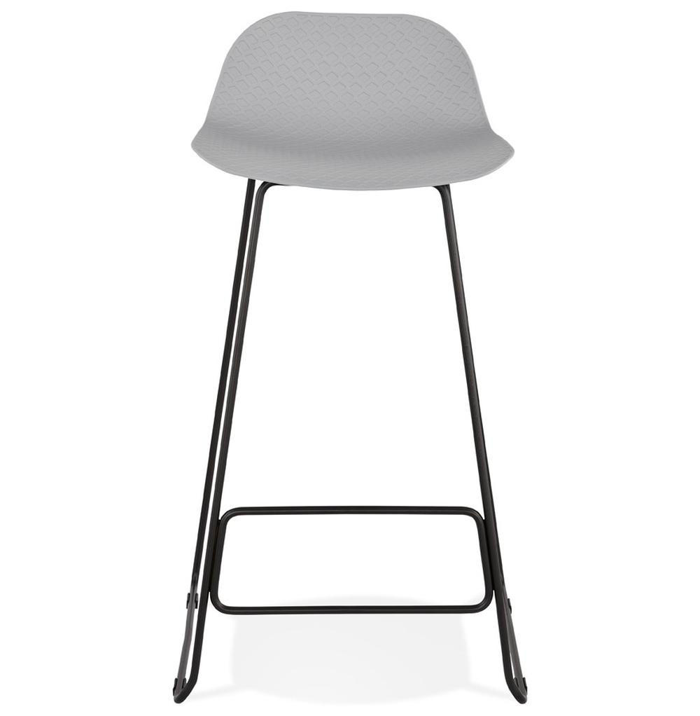 Thumbnail - Kadima Design Barhocker, Grau, Kunststoff, Kufe, 50x95x53 cm, Esszimmer, Barmöbel, Barhocker