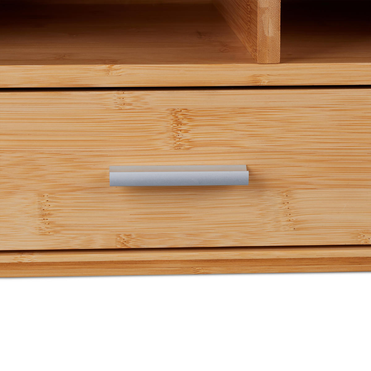 SCHREIBTISCH-ORGANIZER - Hellbraun, Holz/Metall (31/40/22cm) - Relaxdays