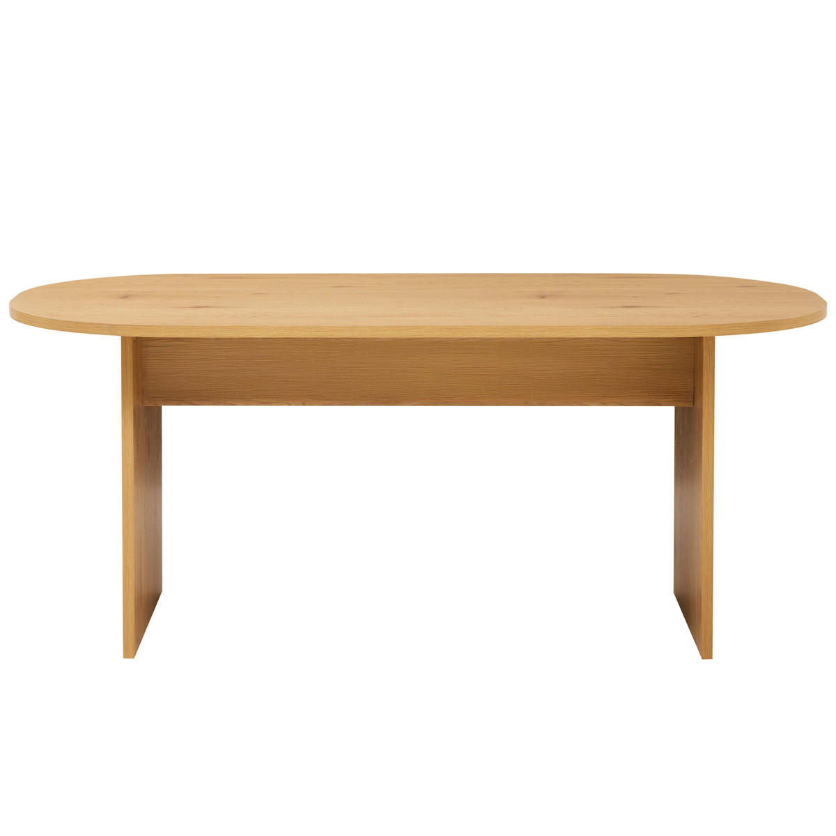 ESSTISCH 8-Sitzer, Holz - Braun, Holz (180/90/75cm) - Oviala