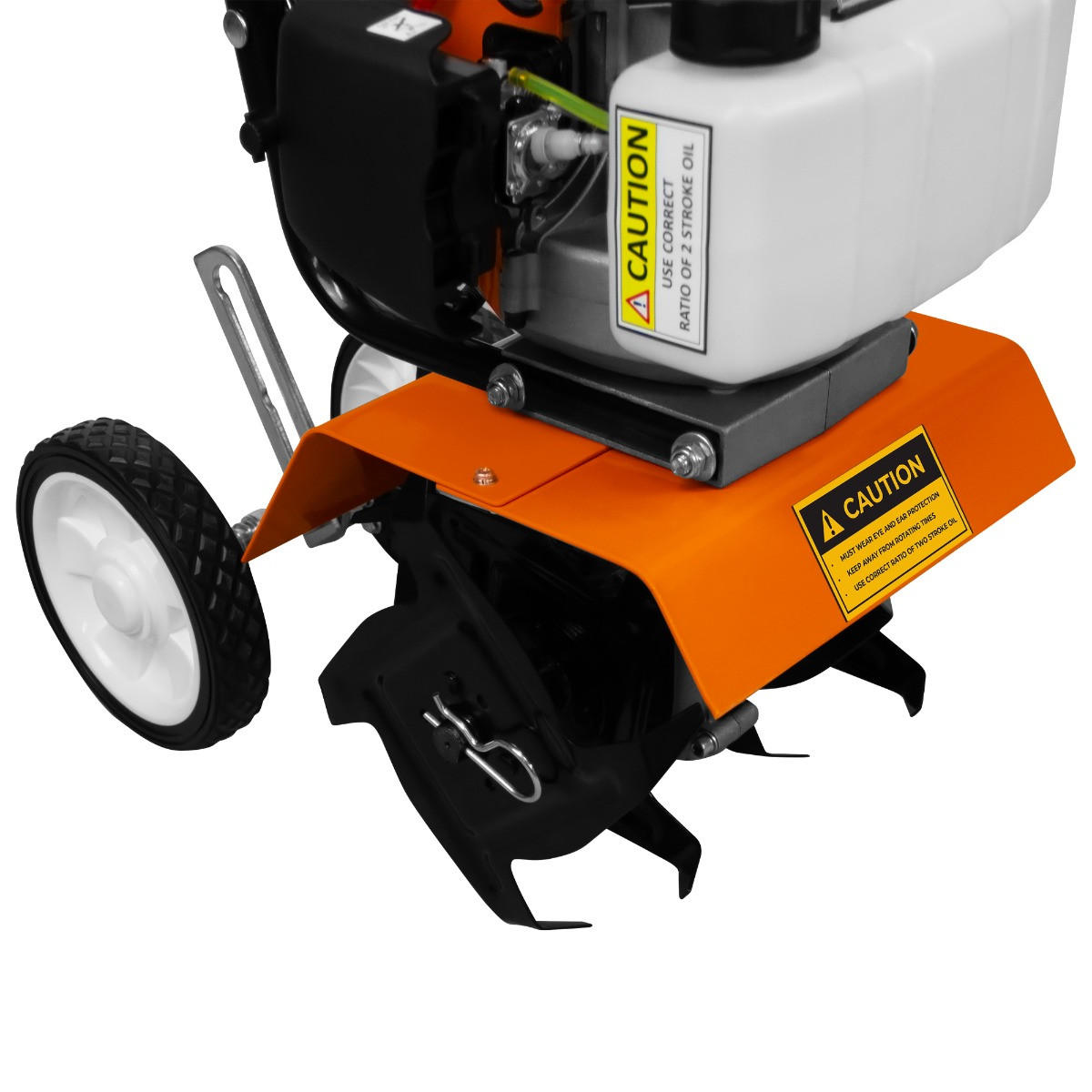 MOTORHACKE GARTENFRÄSE - Orange, Metall (85/95/46cm) - T-Mech
