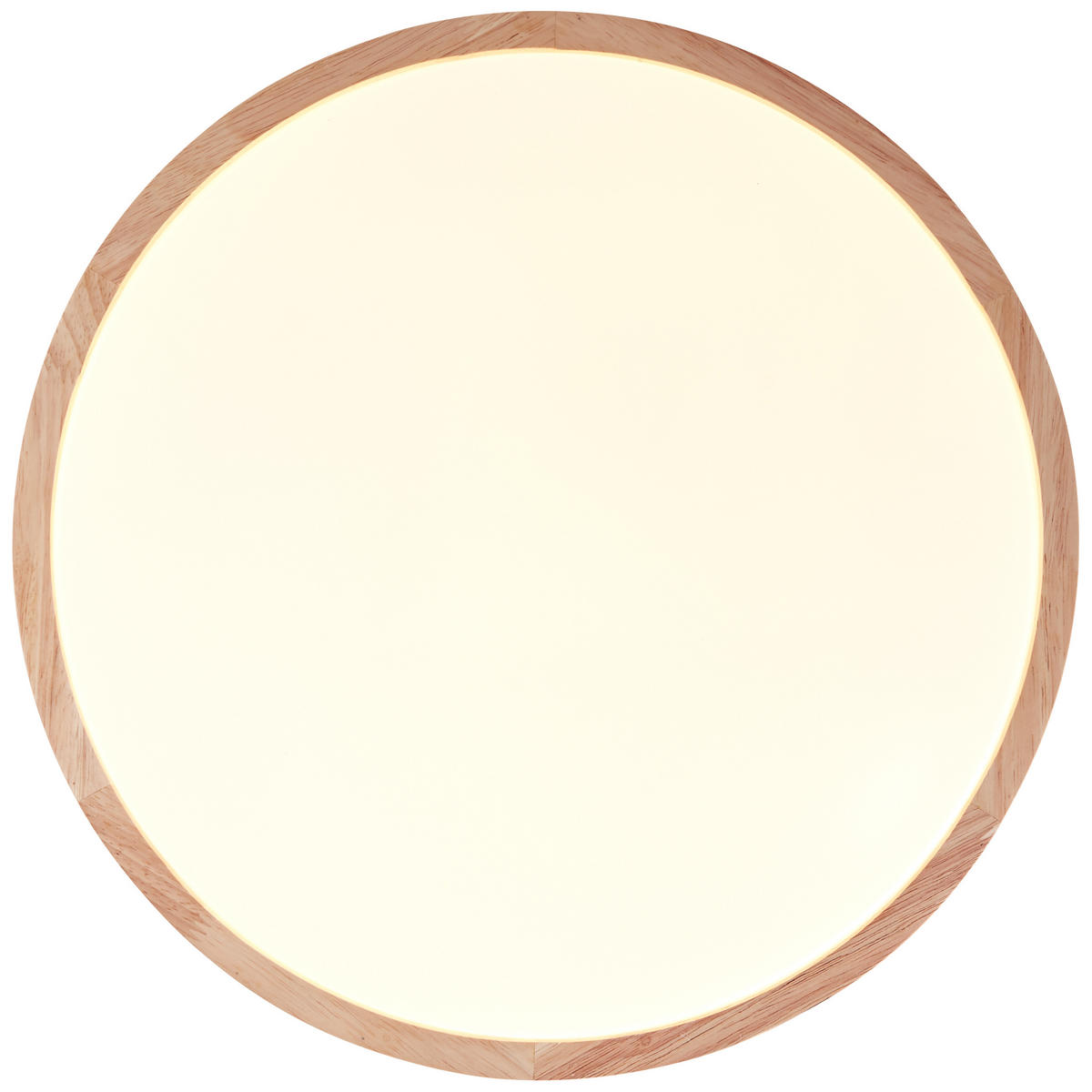 DECKENLEUCHTE Brodsky G99790/75 - Weiß, Holz (39/39/9cm) - Brilliant