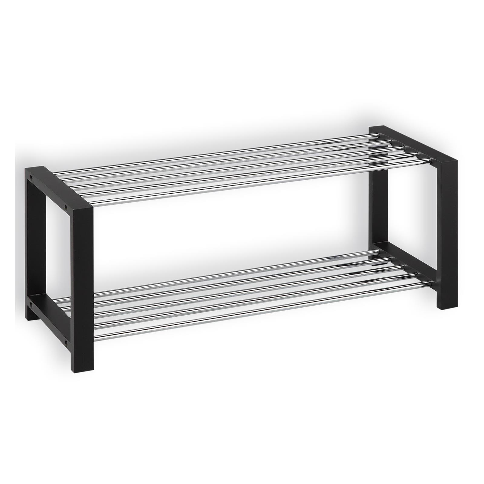 Idimex Schuhregal Schwarz 80x32x30 cm