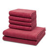 FROTTIERSET Sensual Skin 6-teilig - Rot, Textil (50/100cm) - Ross