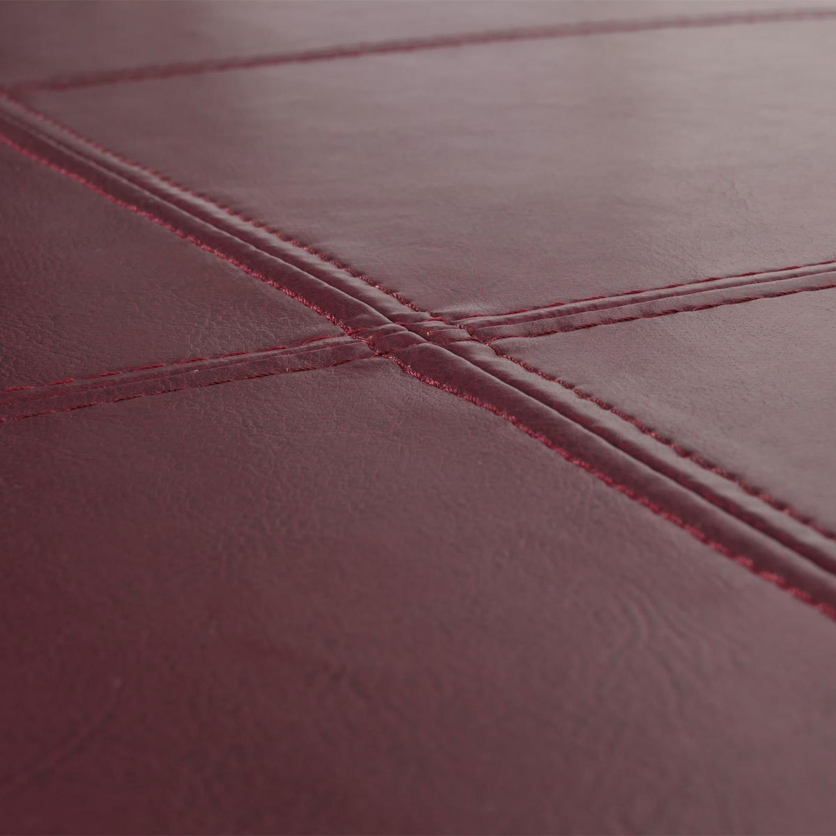 AUFBEWAHRUNGS-TRUHE Rot - Rot, Leder (112/45/45cm) - MCW