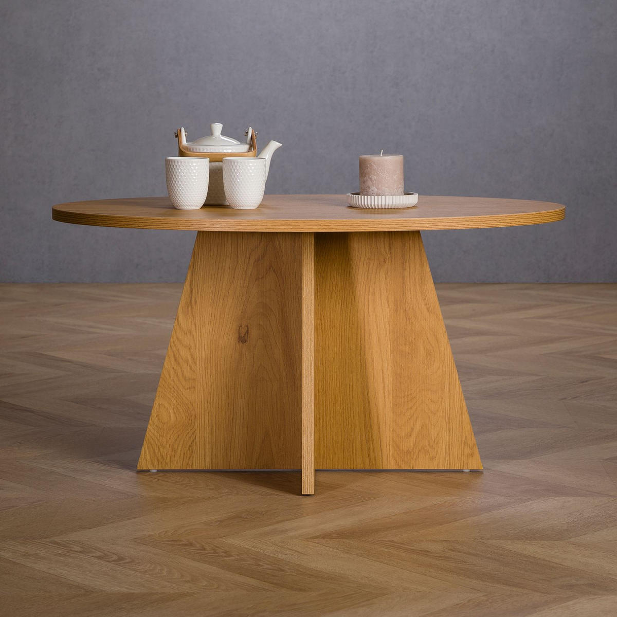 COUCHTISCH LAMESA Wildeiche - Wildeiche, Holzwerkstoff (50/80/42cm) - IDIMEX