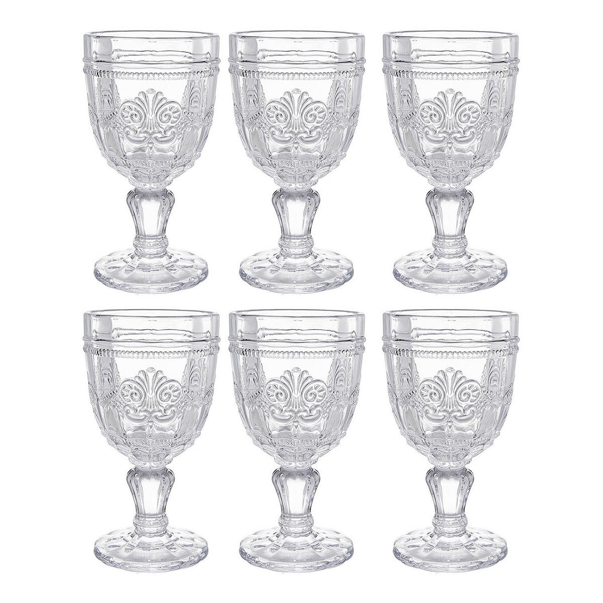 WEINGLAS (6er Set) Victorian - Transparent, Glas (0.23L) - BUTLERS