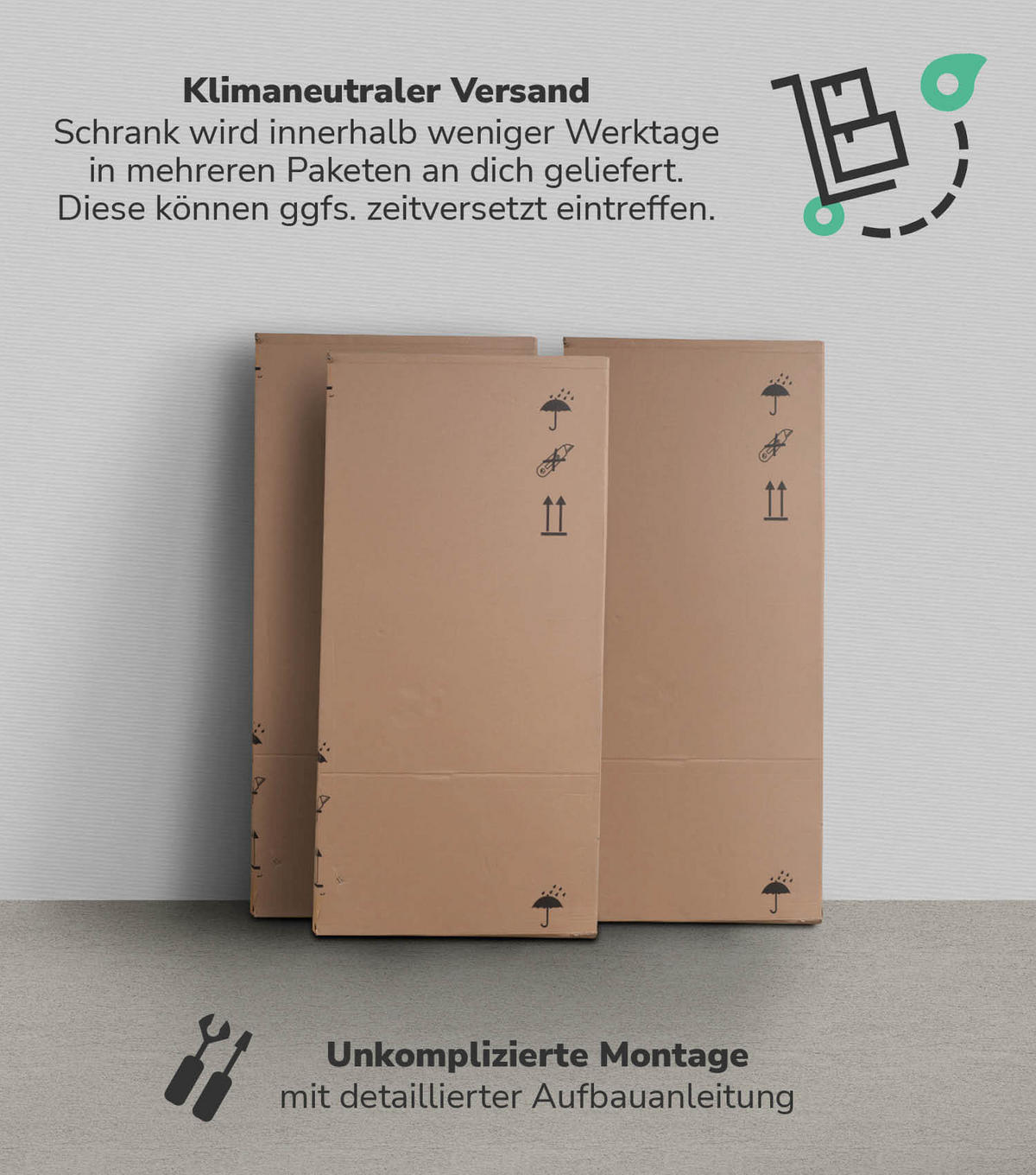 KLEIDERSCHRANK Der Kleiderheld - Weiß, Holzwerkstoff (80/180/51cm) - Mokebo